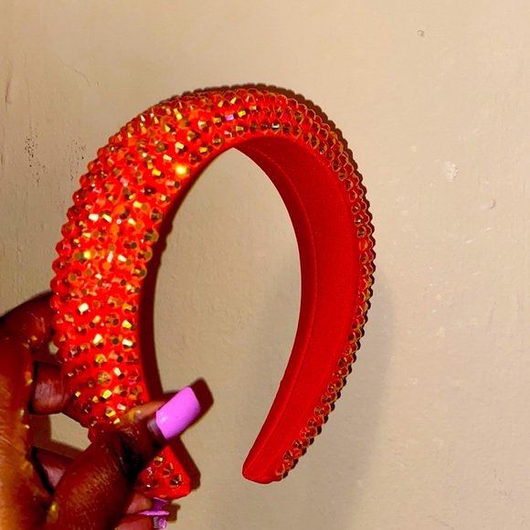 Accessories - Orange crystal headband